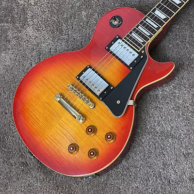 Epiphone Les Paul Plus Top Electric Guitar Cherry Sunburst Flame Made In 2003 • $632.72