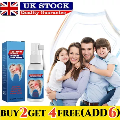 Toothache Spray Instant Pain Relief Oral Care Effective Dental Treatment • £5.99