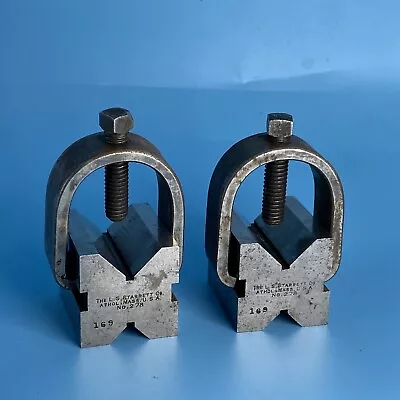 $49.99 • Buy Pair Of L. S. STARRETT No.278 V Blocks And Clamp Tool Made In USA