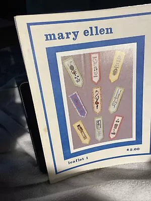 Mary Ellen Cross Stitch Book Marks • $4.55