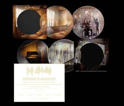 £82 • Buy Def Leppard SIGNED Drastic Symphonies COA Picture LP Pre Sale 19th May SOLD OUT