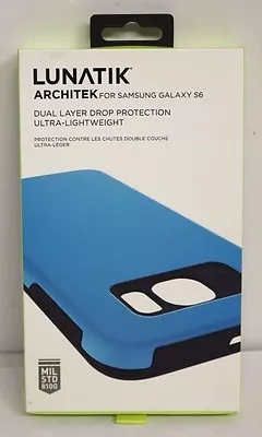$6.99 • Buy LUNATIK - ARCHITEK Case For Samsung Galaxy S6 Cell Phones - Light Blue