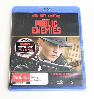 $8.90 • Buy Public Enemies (Blu-ray, 2009) Johnny Depp, Christian Bale, Marion Cotillard