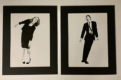 $189 • Buy ROBERT LONGO Men In The Cities Set Of TWO Images, Matted 11x14 Frame Ready #4