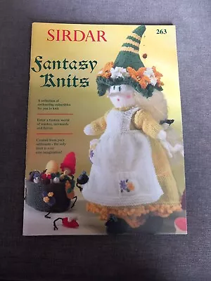 SirdarFantasy Knits Knitting Pattern Book-Mermaids-Fairies-Witches  • £0.99