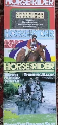 3 Vintage Horse And Rider Magazines 1983 And 1984 • £12.50