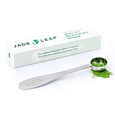 Jade Leaf Matcha Stainless Steel Measuring Spoon/Scoop - Perfect 1g (1/2 Teas • $13.77
