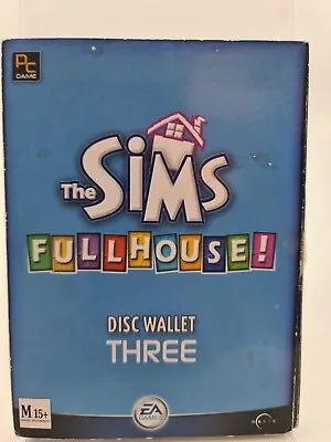 The Sims - Fullhouse! Disc Wallet Three PC Game  *MONEY BACK GUARANTEE* • $12.95