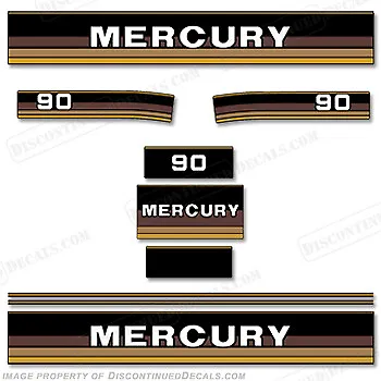 Fits Mercury 1984-1985 90hp Outboard Decals • $109.95