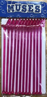 KREWE Of MUSES Pink Shoes Swizzle Sticks Mardi Gras New Orleans NEW Unopened • $5.99