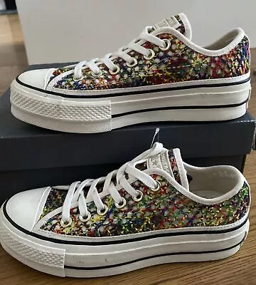 New Converse Chuck Taylor All Star Multicolor Sneaker Shoes 564874C UK 4.5/EU 37 • £25.50