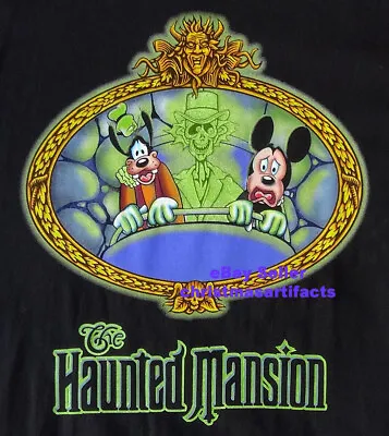 $159.99 • Buy Vintage Disneyland Disney Haunted Mansion T-Shirt Hitchhiking Ghosts Mickey XL 