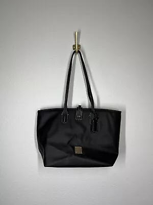 Dooney & Bourke Large Laptop Tote Bag Black Leather  • $75