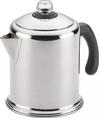 47053 Classic Stainless Steel Yosemite 12-Cup Coffee Percolator 12 Cup Coffee M • $152.99