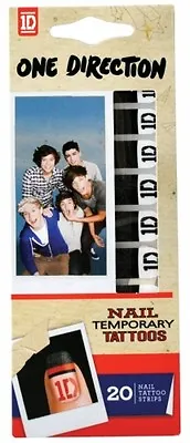 £4.06 • Buy One Direction 'Nail Logo' Temporary Tattoos [Unisex Accessories] Brand New Gift