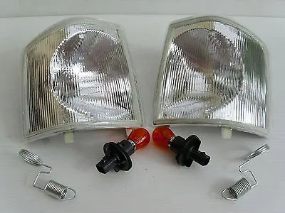 Land Rover Discovery 1 Clear Lamps Lights Front Indicators - Pair - New Lamps • $65.28