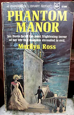 Gothic Romance Phantom Manor By Marilyn Ross Paperback Library 1st Edition 1966 • $14.99