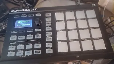 Native Instruments Maschine Mikro Mk2 R2 Blk Power Tested Only • $59.95