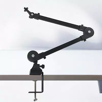 Microphone Boom Arm Mic Stand Desk Mounted Durable Foldable For Video Gaming • £14.12