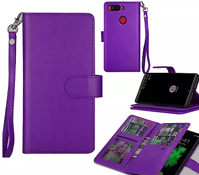 Oppo R11s Multifunction Wallet Case 9 Card Slots & Wrist Strap • $11.50