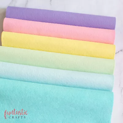 £4.79 • Buy Merino Wool Blend Felt Fabric - Premium Quality Woolfelt Mini Rolls Wool Felt