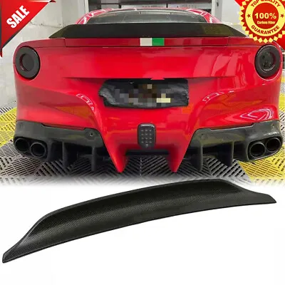 For Ferrari F12 Berlinetta Coupe 2013-2016 Real Carbon Rear Trunk Spoiler Wing • $265.99