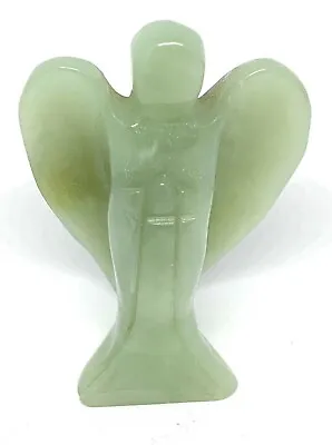 Green New Jade Angel Hand Carved Ornament 6.5cm Height 76gms Weight • £32