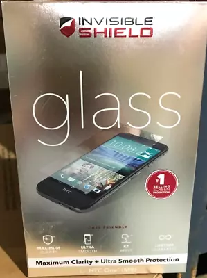 $4.99 • Buy ZAGG Invisible Shield Screen Protector HTC One M9 HO9GLC-F00 ✅❤️️✅❤️️ NEW