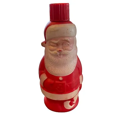 Vintage Santa SOAKY Colgate-Palmolive Bubble Bath Bottle 1960's  Christmas • $7.99