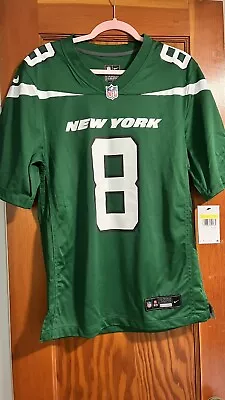 New York Jets Aaron Rodgers #8 Nike Green Official NFL Jersey Mens Small NWT • $49.99