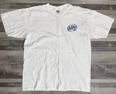 Vintage Miller Lite T Shirt Size XL Y2K Double Sided Read Description • $19.95