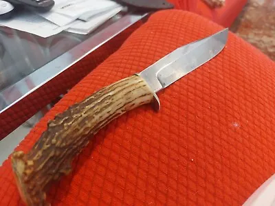 Vintage Stag Handle Morseth Knife 6 Inch Blade With Sheath • $695