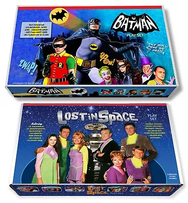 Marx  Batman TV Series  Play Set Box   OR    Lost In Space  Play Set Box • $79.99