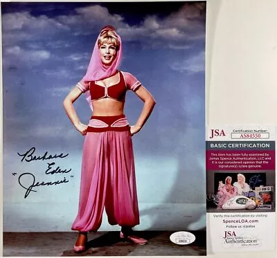 Barbara Eden Signed I Dream Of Jeannie 8x10 Photo G Autograph JSA COA • $99.95