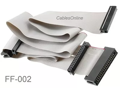 36  Universal 34-Pin Floppy Drive Ribbon Cable For 3.5  And/or 5.25  Drives • $12.99