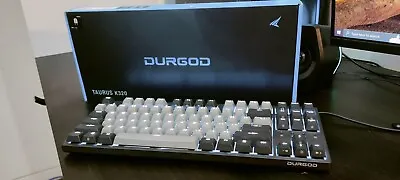 Durgod Taurus K320 Cherry Silent Black Switch Mechanical Keyboard • $150