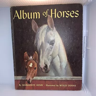 ALBUM OF HORSES 1951 By Marguerite Henry (1967 Printing) Hardcover • $14.99