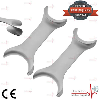 2X Dental Cheek Retractor Double Ended Stainless Steel Orthodontic Mouth Opener  • £9.99