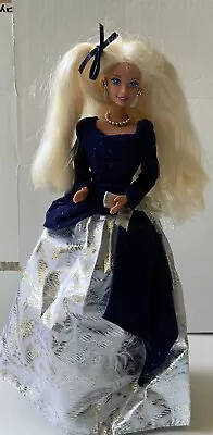 Winter Velvet Barbie Doll USED • $15