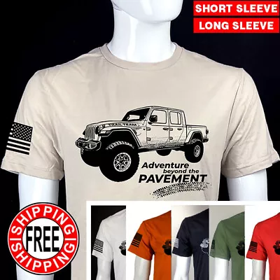 $18.99 • Buy Custom Design T-shirt Made For Jeep Gladiator, Wrangler, Rubicon, Offroad, 4x4
