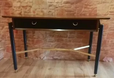 G Plan Tola And Black Desk / Console Table / Hall Table / Dressing Table.  • £215