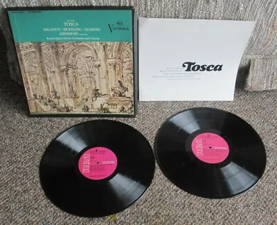 2-LP Box RCA Victrola VICS-6000 Leinsdorf-Rome OHO / Puccini Tosca / Milanov Etc • $6.50