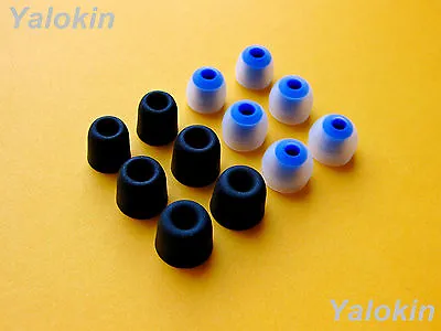 12 Pcs (BMF-CLBL) S/M/L Memory Foam And Round Eartips For Jaybird Freedom F5 • $38.67