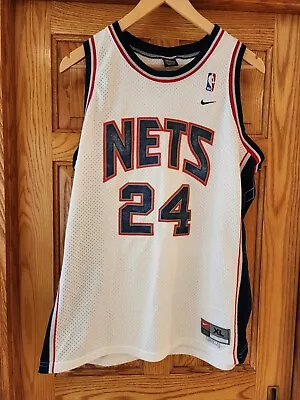 Vintage New Jersey Nets Richard Jefferson #24 Jersey Size XL • $21.98