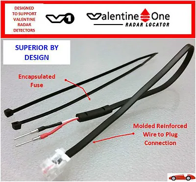 V1 / Gen 2 Valentine One Radar Mirror Power Cord                  (MP-V1) • $12.45