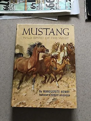Mustang: Wild Spirit Of The West - Marguerite Henry 1st Printing Signed Edition • $100