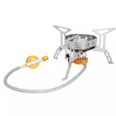 UK Mini Stove Outdoor Camping Folding Gas Stove Portable Oven To The Stove • £22.59