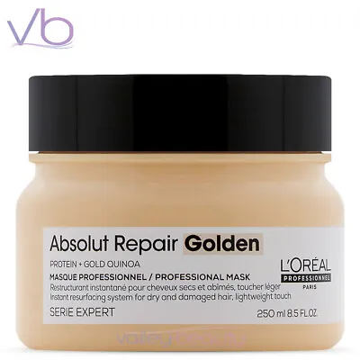  L'OREAL Serie Expert Absolut Repair Golden Masque | Fine - Medium Damaged Hair • $38