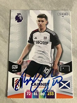 £0.99 • Buy Tom Cairney (Fulham) Hand Signed 2024 Panini Xl Adrenalyn Card Rare !