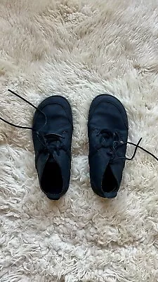 Xero Shoes Mens Coalton Black Leather Barefoot Minimalist Shoes Mens Size 8 • $15.64